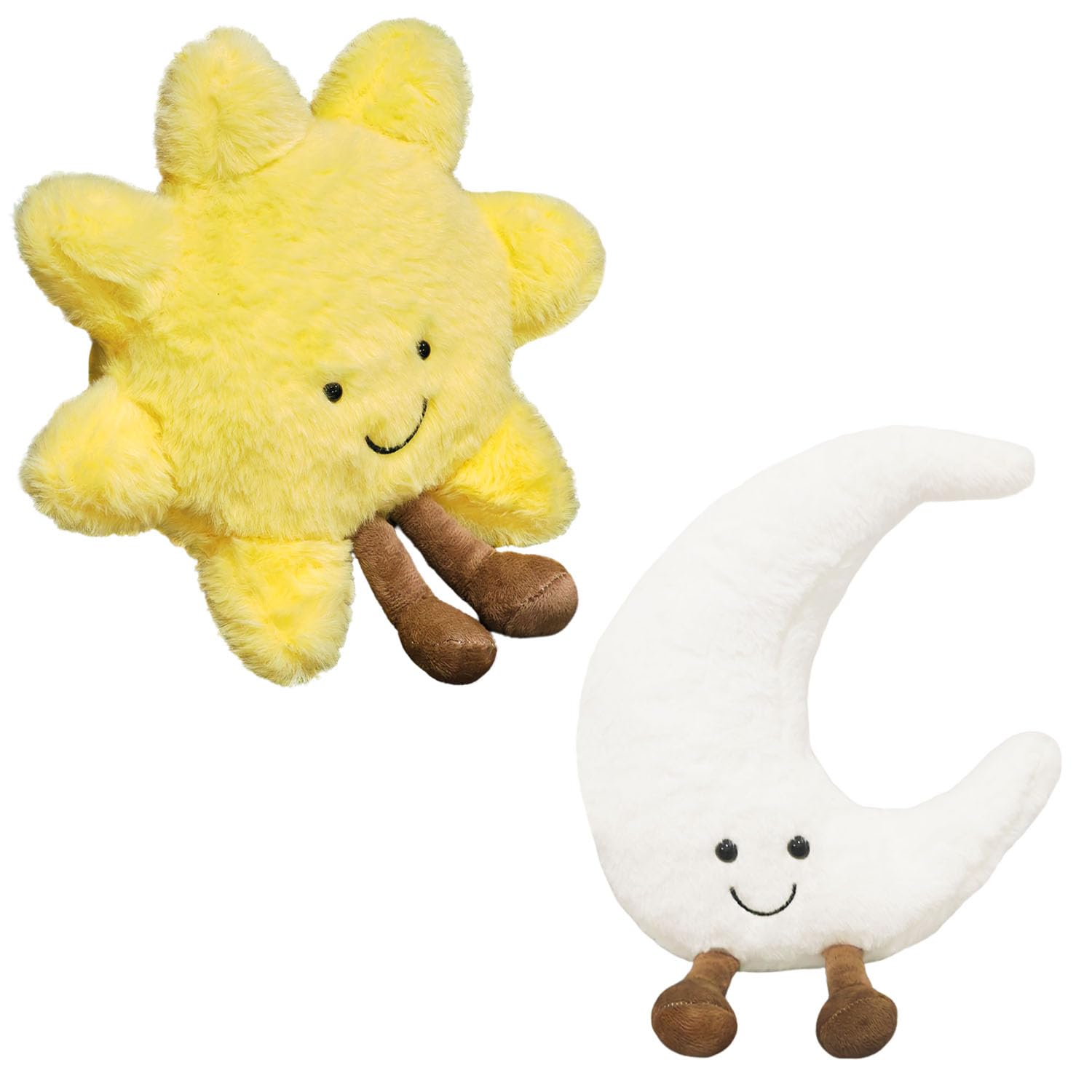 Amazon.co.jp: 太陽 ぬいぐるみ 月 ぬいぐるみ 柔らかい太陽 月